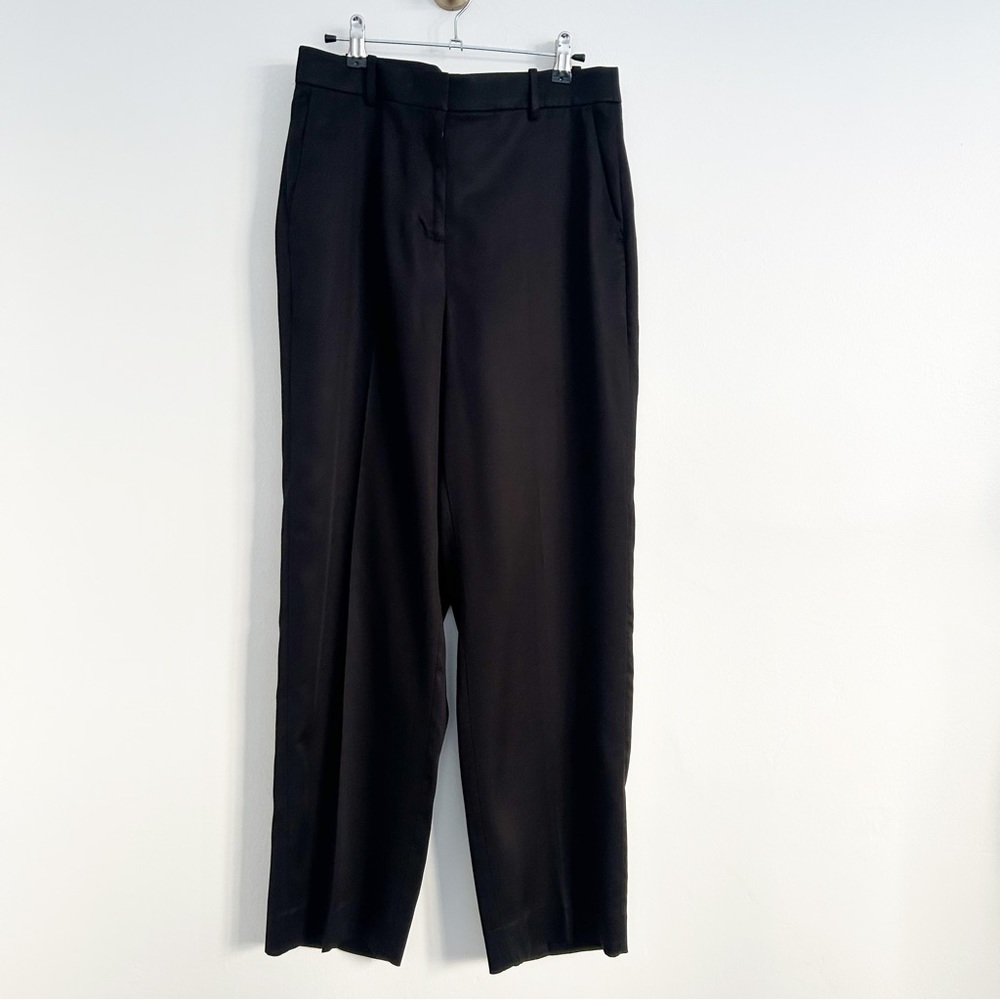 J. Crew Ingrid Pant in Black Gramercy Twill 100% Lyocell Size 6 - Picture 3 of 8